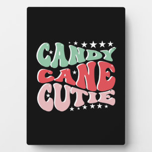 Xmas Geschenk Candy Cane Süsse Fotoplatte