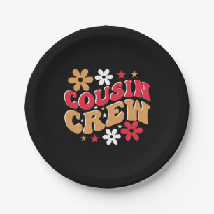 Xmas Geschenk Cousin Crew Pappteller