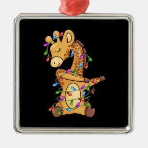 Xmas Geschenk Dabbing Giraffe Weihnachten Ornament Aus Metall