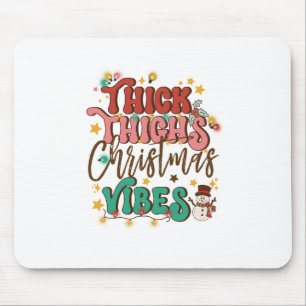 Xmas Geschenk dick Oberschenkel Weihnachtsmänner Mousepad