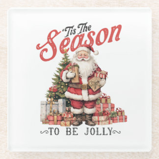 Xmas Geschenk dieser Saison Glasuntersetzer