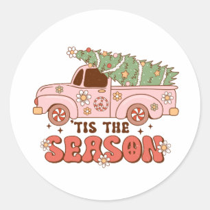 Xmas Geschenk dieser Saison Runder Aufkleber