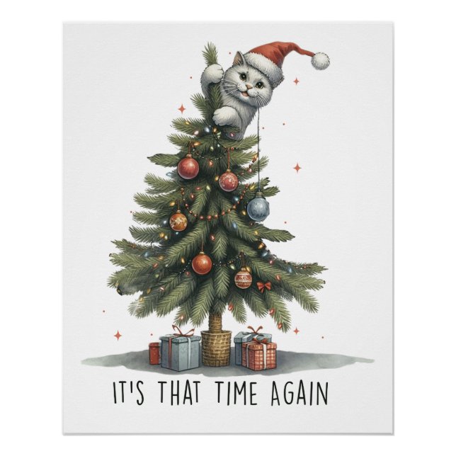 Xmas Geschenk Es ist diese Zeit wieder Poster (Vorderseite)