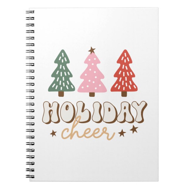 Xmas Geschenk Feiertag Cheer Notizblock (Vorderseite)