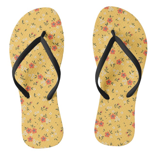 Xmas Geschenk Floral und Hardy Flip Flops (Fußbett)