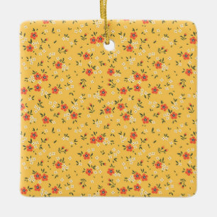 Xmas Geschenk Floral und Hardy Keramikornament