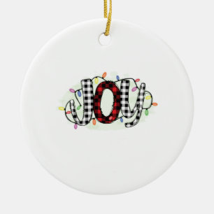 Xmas Geschenk Freude Weihnachten Keramik Ornament