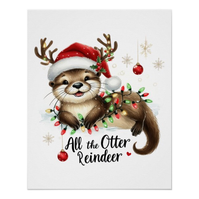 Xmas Geschenk für alle anderen Rentier Poster (Vorderseite)