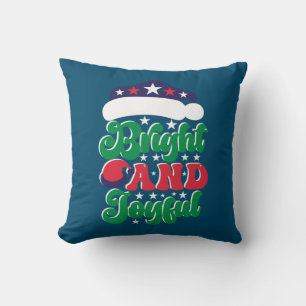 Xmas Geschenk hell und fröhlich Kissen