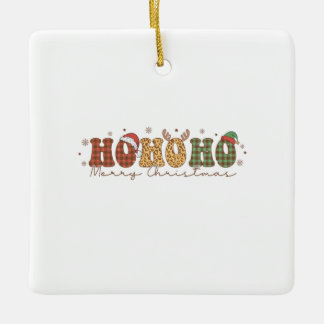 Xmas Geschenk Ho Ho Ho Frohe Weihnachten Keramikornament