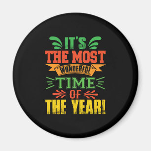 Xmas Geschenk ist es die schönste Zeit Magnet