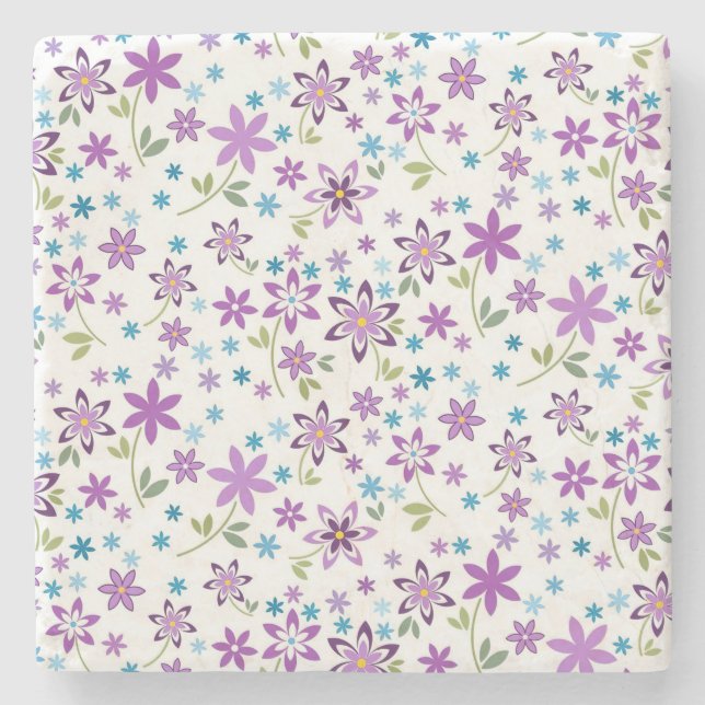 Xmas Geschenk Niedliche Blumenditsy Steinuntersetzer (Vorderseite)