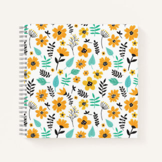 Xmas Geschenk Niedliche Hand gezeichnet Blumenfarb Notizbuch
