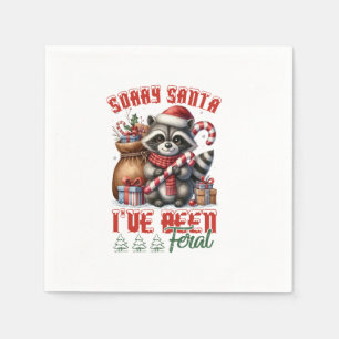 Xmas Geschenk Sorry Santa Serviette