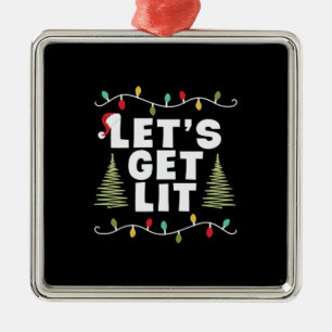 Xmas Geschenke Lasse Lit Ornament Aus Metall