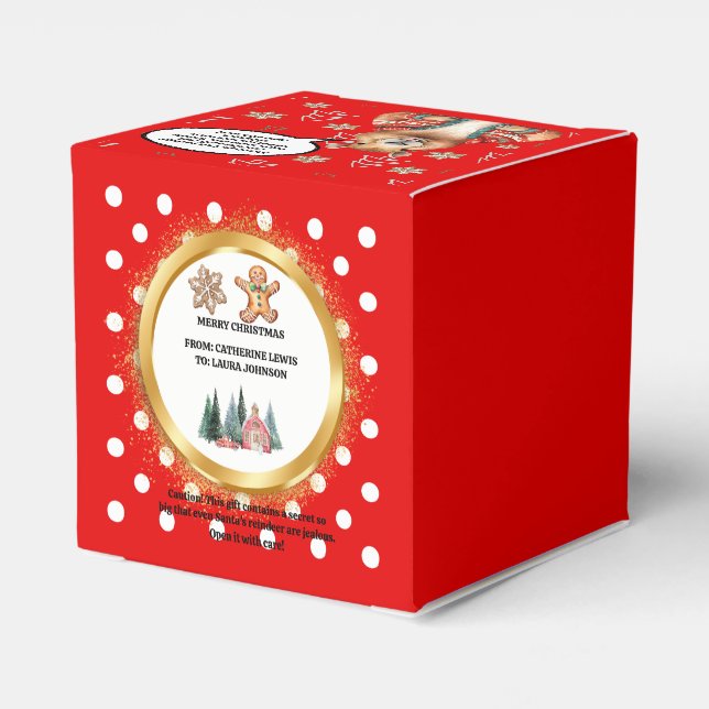 XMAS GIFT BAG GESCHENKSCHACHTEL (Rückseite)