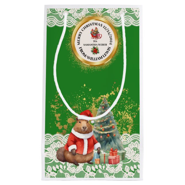 XMAS GIFT BAG KLEINE GESCHENKTÜTE (Vorderseite)