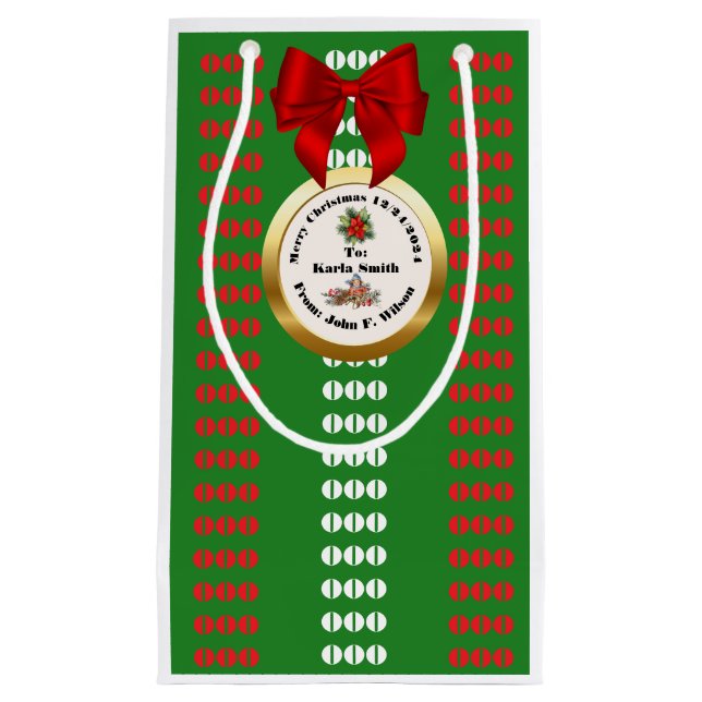 XMAS GIFT BAG KLEINE GESCHENKTÜTE (Vorderseite)