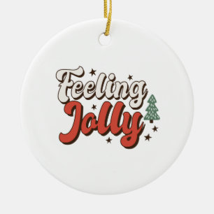 Xmas Gift Gefühl Jolly Keramik Ornament