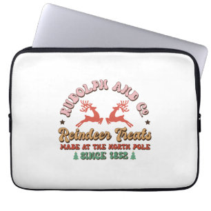 Xmas Gift Go Rentier-Leckereien Laptopschutzhülle