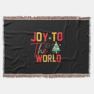 Xmas Gift Joy To The World Decke