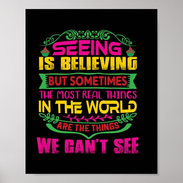 Xmas Gift Seeing Is Believing Poster (Vorne)