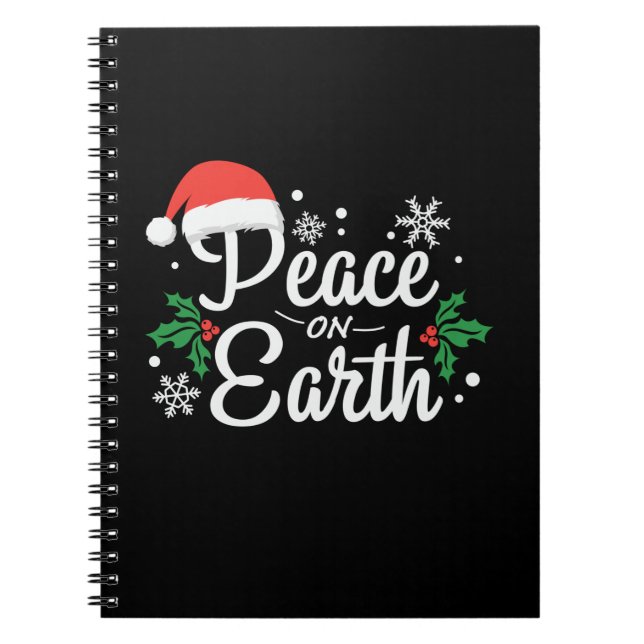 Xmas Gift Weltfrieden Notizblock (Vorderseite)