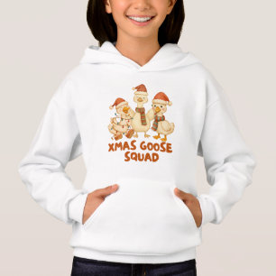 Xmas Goose Squad – Cozy Funny Kinder Weihnachten Hoodie