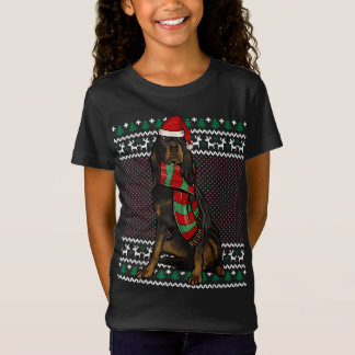 Xmas Gordon Setter Dog Weihnachtsmannmütze Ugly Ch T-Shirt