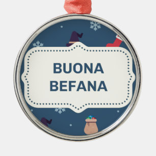 xmas gute Befana Ornament Aus Metall