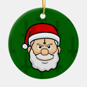 xmas hail santa keramik ornament