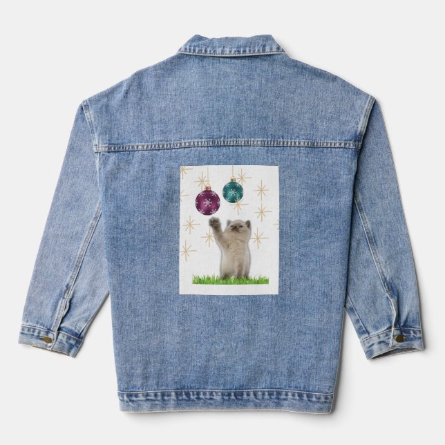 Xmas-Hemd Jeansjacke (Rückseite)