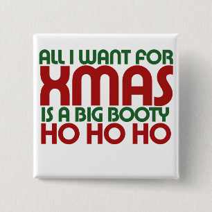 Xmas ho ho ho Spaß Button