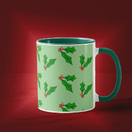Xmas Holly Day Tasse