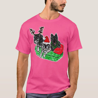 Xmas Hunde T-Shirt