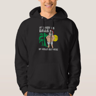 Xmas In July Hot Santa Summer Christmas Cute Grap Hoodie