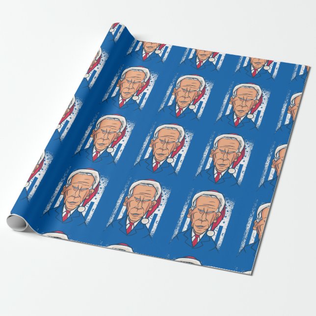 xmas jobiden santa claus geschenkpapier (Ungerollt)