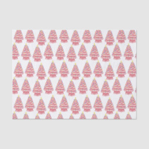 Xmas Keramik-Gewebe für Rosa Bäume Seidenpapier