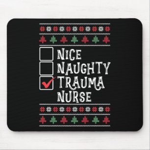 Xmas Krankenpflege Trauma Nurse Christ Mousepad