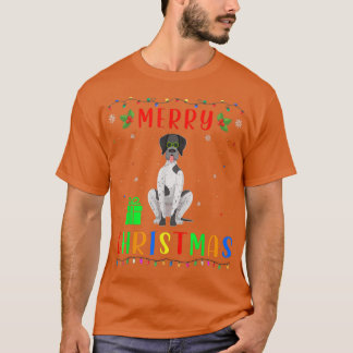 Xmas Light German Kurzhaarige Pointer Dog Christma T-Shirt