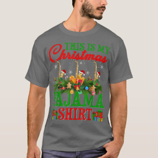 Xmas Light Saophone Musik Lover Das ist mein Weihn T-Shirt