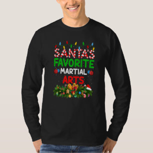 Xmas Lighting Santa S Lieblings Martial Arts Chris T-Shirt