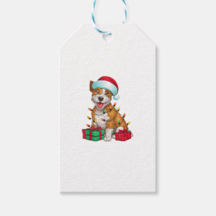 Xmas Lighting Weihnachtsmannmütze Cardigan Welsh C Geschenkanhänger