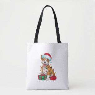 Xmas Lighting Weihnachtsmannmütze Cardigan Welsh C Tasche
