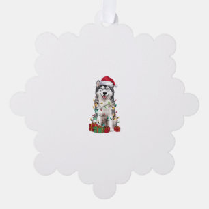Xmas Lighting Weihnachtsmannmütze Irish Water Span Ornament Karte