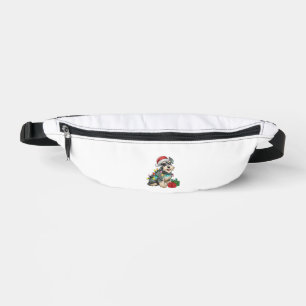 Xmas Lighting Weihnachtsmannmütze Standard Schnauz Bauchtasche