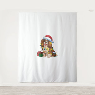 Xmas Lighting Weihnachtsmannmütze Tibetisch Spanie Wandteppich