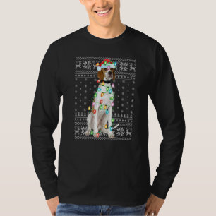 Xmas Lighting Weihnachtsmannmütze Ugly English Poi T-Shirt