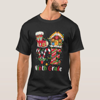 Xmas Lights Liebe Neunte Klasse Lehrer Weihnachten T-Shirt