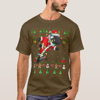 Xmas Lights Ugater Style Santa Orca Christma T-Shirt